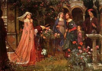 John William Waterhouse : The Enchanted Garden